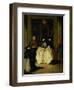 Masked Figures in a Venetian Coffee House-Pietro Longhi-Framed Giclee Print