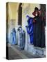 Masked Figures in Costume at the 2012 Carnival, Venice, Veneto, Italy, Europe-Jochen Schlenker-Stretched Canvas