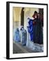 Masked Figures in Costume at the 2012 Carnival, Venice, Veneto, Italy, Europe-Jochen Schlenker-Framed Photographic Print