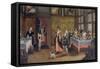 Masked Guests (Oil on Panel) (See 254068)-Flemish-Framed Stretched Canvas