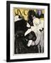 Masked Lady, Fancy Dress-Adolf Hofer-Framed Art Print