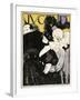 Masked Lady, Pierrot 1898-null-Framed Art Print