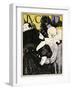 Masked Lady, Pierrot 1898-null-Framed Art Print