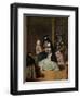 Masked Party in a Courtyard, 1755-Pietro Longhi-Framed Giclee Print