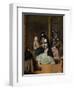 Masked Party in a Courtyard, 1755-Pietro Longhi-Framed Giclee Print