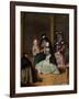 Masked Party in a Courtyard, 1755-Pietro Longhi-Framed Giclee Print