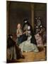 Masked Party in a Courtyard, 1755-Pietro Longhi-Mounted Giclee Print