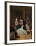 Masked Party in a Courtyard, 1755-Pietro Longhi-Framed Giclee Print