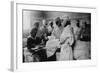 Masked Surgeons Operate While a Nurse Administers Ether, Ca. 1920-null-Framed Photo