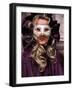 Masked Woman, Venice Carnival, Italy-Kristin Piljay-Framed Photographic Print