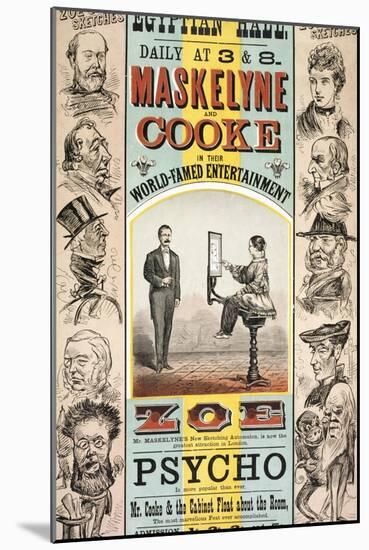 Maskelyne and Cooke's Entertainment at the Egyptian Hall-Henry Evanion-Mounted Giclee Print