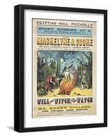 Maskelyne and Cooke's Entertainment-null-Framed Giclee Print