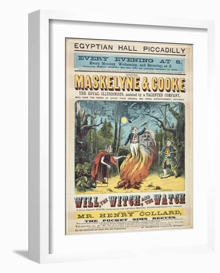 Maskelyne and Cooke's Entertainment-null-Framed Giclee Print