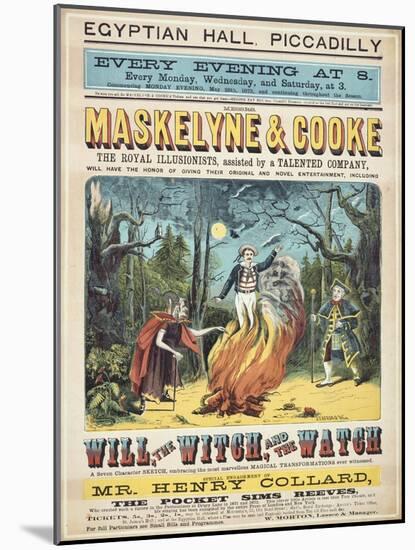 Maskelyne and Cooke's Entertainment-null-Mounted Giclee Print