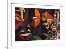 Maskermorphosis I-Olu Jimi Adeniyi-Framed Art Print