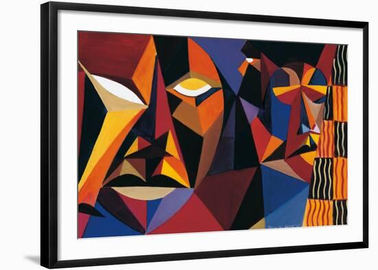 Maskermorphosis II-Olu Jimi Adeniyi-Framed Art Print