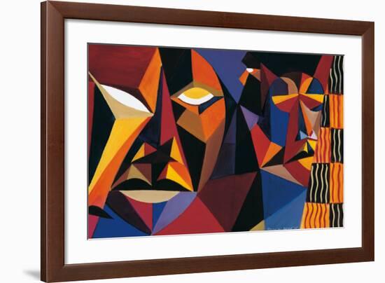 Maskermorphosis II-Olu Jimi Adeniyi-Framed Art Print