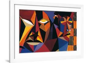 Maskermorphosis II-Olu Jimi Adeniyi-Framed Art Print