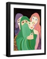 Masks, 1989-Laila Shawa-Framed Giclee Print