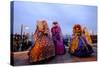Masks and Costumes at St. Mark's Square During Venice Carnival, Venice, Veneto, Italy, Europe-Carlo Morucchio-Stretched Canvas