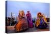 Masks and Costumes at St. Mark's Square During Venice Carnival, Venice, Veneto, Italy, Europe-Carlo Morucchio-Stretched Canvas