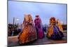 Masks and Costumes at St. Mark's Square During Venice Carnival, Venice, Veneto, Italy, Europe-Carlo Morucchio-Mounted Photographic Print