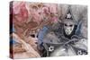 Masks and Costumes, Carnival, Venice, Veneto, Italy, Europe-Jean Brooks-Stretched Canvas