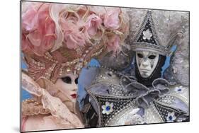 Masks and Costumes, Carnival, Venice, Veneto, Italy, Europe-Jean Brooks-Mounted Photographic Print