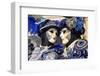 Masks at the Venice Carnival in St. Mark's Square, Venice, Veneto, Italy, Europe-Marco Brivio-Framed Photographic Print