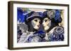 Masks at the Venice Carnival in St. Mark's Square, Venice, Veneto, Italy, Europe-Marco Brivio-Framed Photographic Print