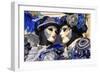 Masks at the Venice Carnival in St. Mark's Square, Venice, Veneto, Italy, Europe-Marco Brivio-Framed Photographic Print