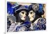 Masks at the Venice Carnival in St. Mark's Square, Venice, Veneto, Italy, Europe-Marco Brivio-Framed Photographic Print