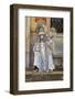 Masks at the Venice Carnival in St. Mark's Square, Venice, Veneto, Italy, Europe-Marco Brivio-Framed Photographic Print