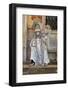 Masks at the Venice Carnival in St. Mark's Square, Venice, Veneto, Italy, Europe-Marco Brivio-Framed Photographic Print