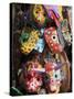 Masks, Handicraft Market, Antigua, Guatemala, Central America-Wendy Connett-Stretched Canvas