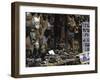 Masks, Nepal-Michael Brown-Framed Photographic Print