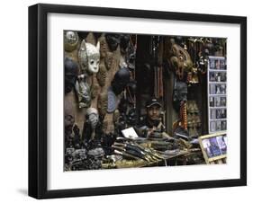 Masks, Nepal-Michael Brown-Framed Photographic Print