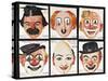 Masks of Famous Clowns, Kellogg Company of Great Britain-null-Stretched Canvas