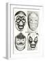 Masks of Mexican Wrestlers-null-Framed Art Print