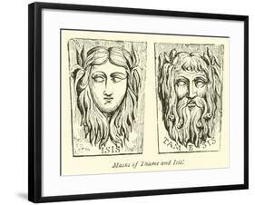 Masks of Thame and Isis-null-Framed Giclee Print