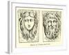 Masks of Thame and Isis-null-Framed Giclee Print