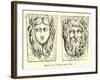 Masks of Thame and Isis-null-Framed Giclee Print