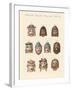 Masks of the Ancients-null-Framed Giclee Print