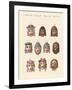 Masks of the Ancients-null-Framed Giclee Print