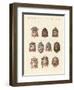 Masks of the Ancients-null-Framed Giclee Print