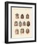 Masks of the Ancients-null-Framed Giclee Print