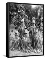 Masks Possessing Magical Qualities, Bismarck Archipelago, Papua New Guinea, 1920-Strecker and Schroder-Framed Stretched Canvas