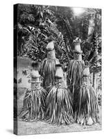 Masks Possessing Magical Qualities, Bismarck Archipelago, Papua New Guinea, 1920-Strecker and Schroder-Stretched Canvas