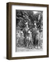 Masks Possessing Magical Qualities, Bismarck Archipelago, Papua New Guinea, 1920-Strecker and Schroder-Framed Giclee Print