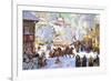 Maslanitsa; Shrovetide-Boris Kustodiyev-Framed Art Print